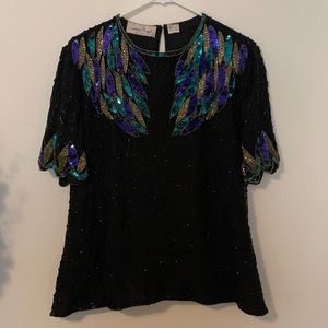 Vintage Sequin Top